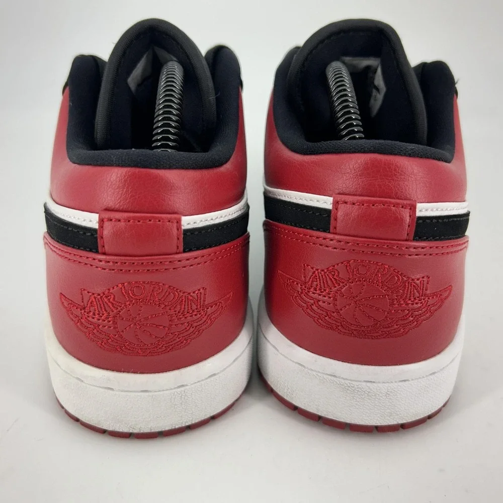 Nike Air Jordan 1 Low Shoes Mens‎ Size 10.5 Black Gym Red Black Toe 553558-116